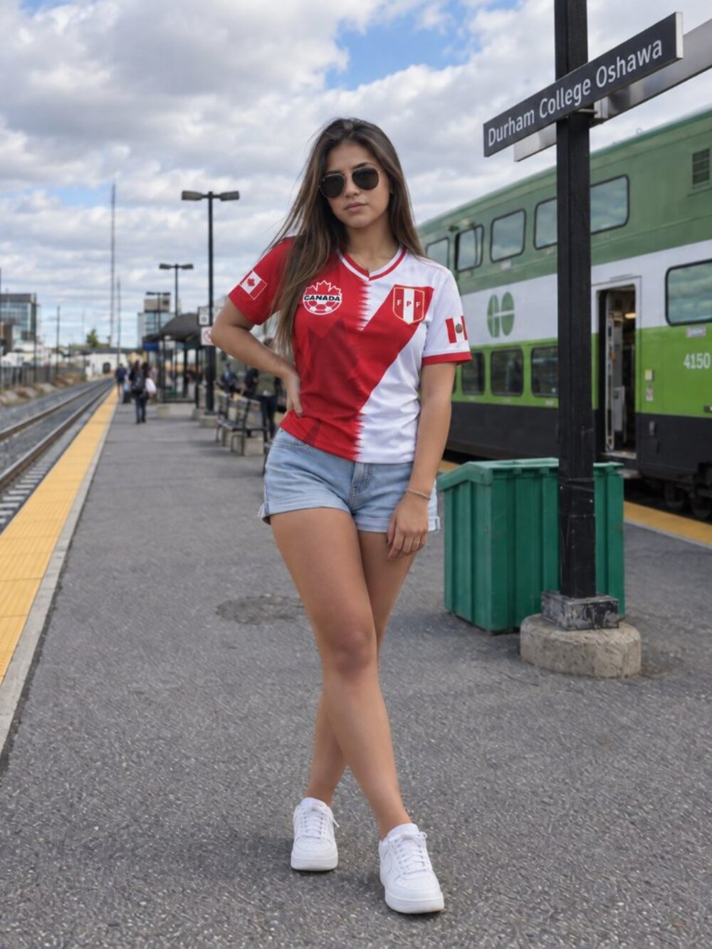 Women’s Peru Canada Soccer Jersey | Princess Cut | Limited Edition